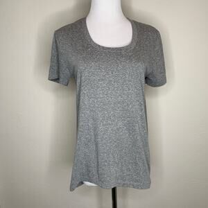 Baldwin Gray Scoop Neck T Shirt Gray Sz XS